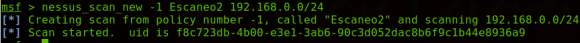 Nessus + metasploit scan Nessus + metasploit scan