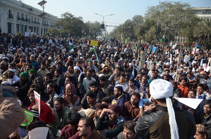 Islamabad to protest government employees and clashed with police, the area became a battleground