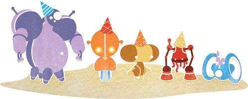 Robots for "Happy Birthday, Robot!"