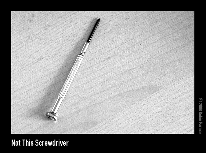 Not This Screwdriver