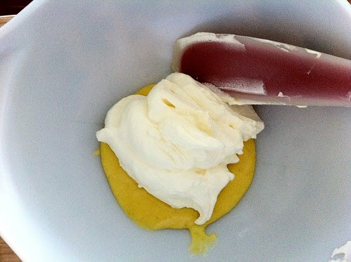 Whipped Cream Added to Lemon Curn