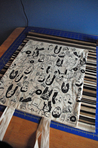Refashioning a topshop totebag