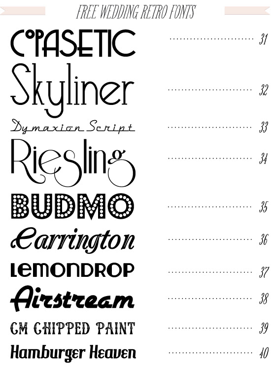 Free Printable Fonts | HomeDesignPictures