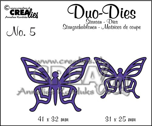 Duo Butterflies set no. 1