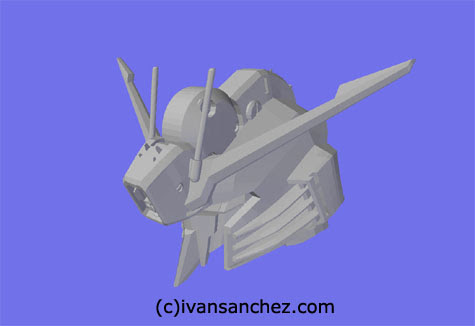 Ex-S Gundam S-Gundam gundam sentinel 3d mesh cg sandrum