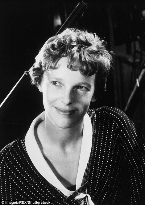 Amelia's Baby: Earhart's short-do and ivory complexion also predated Mia Farrow, who became a fashion sensation when she adopted this same look for 'Rosemary's Baby' in 1968
