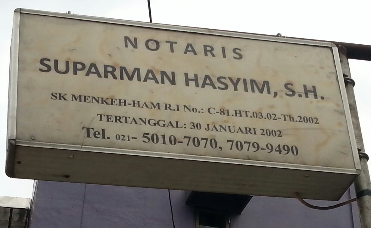Notaris Suparman Hasyim, S.h. Photo