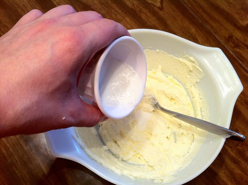Adding Buttermilk/Baking Soda to Butter/Sugar