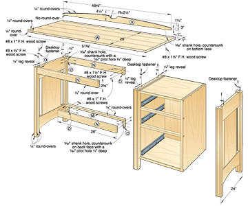 Woodworking Plans For A Computer Desk Good Wood Joints Pdf