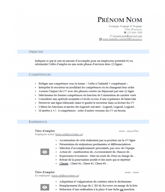 Exemple De Cv Lyceen Job D'Ã©tÃ©  Sarumpi