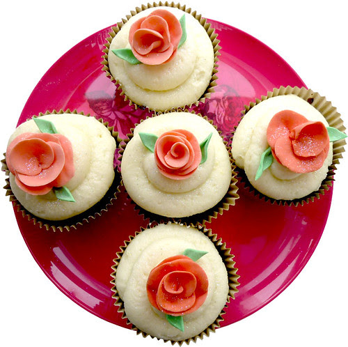 Pink cupcakes for Pink Ribbon