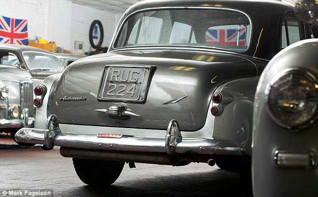 A 1955 Humber Super-Snipe - this rare example featured a three-speed automatic gearbox 