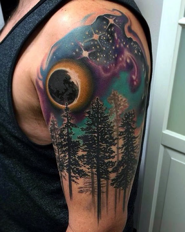 Deep and Super Cool Forest Tattoo Ideas (16)