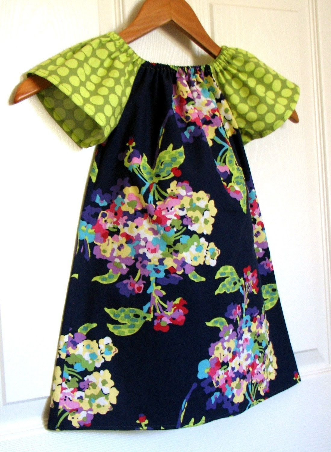 Modern Peasant Dress by ButterflyBabyPlace
