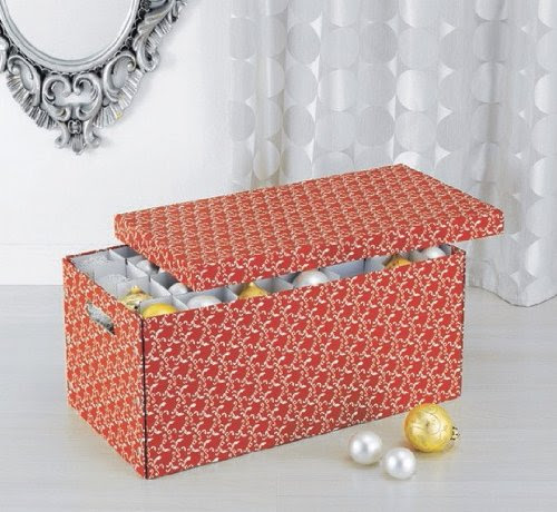 cardboard storage boxes Neu Home Christmas Ornament Storage Box with