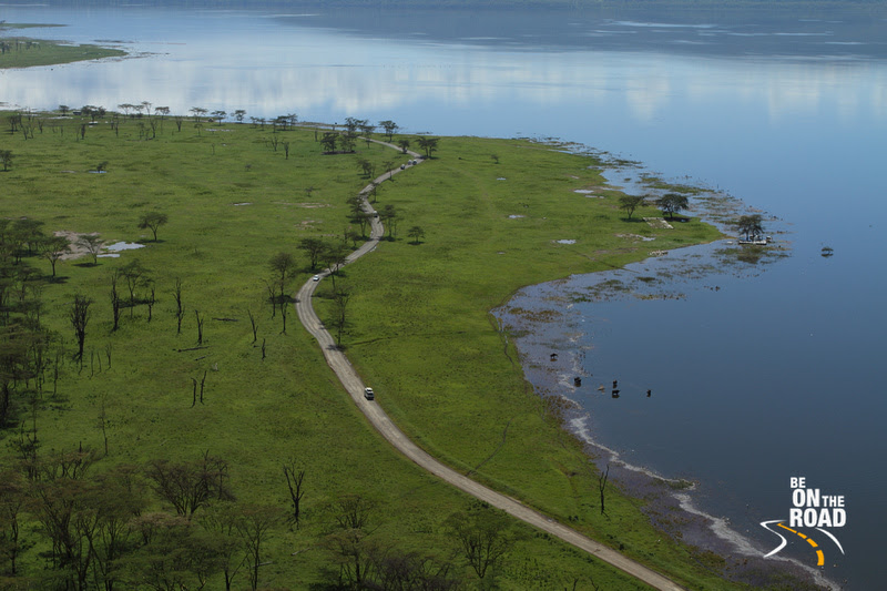 The road that connects Lake Nakuru to Baboon's cliff