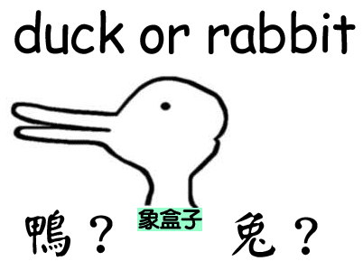 duck rabbit 鴨 兔