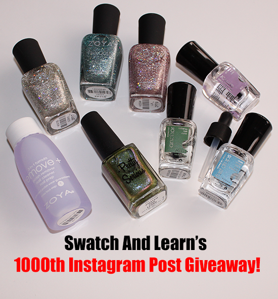 SwatchAndLearn 1000 Instagram Post Giveaway