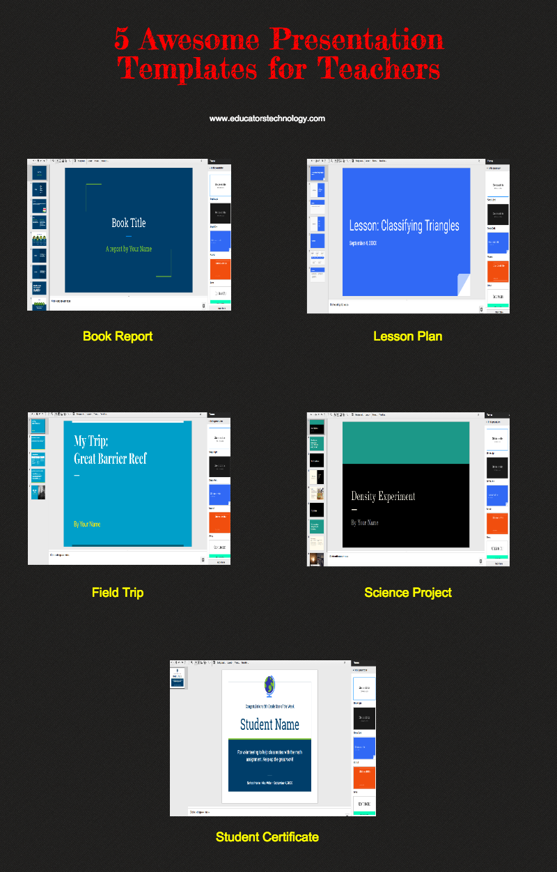 5 Awesome Presentation Templates for Teachers