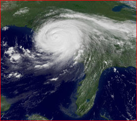 Katrina satellite image