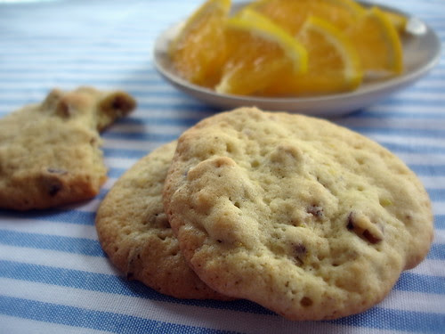 Orange and Pecan Sugar Cookies