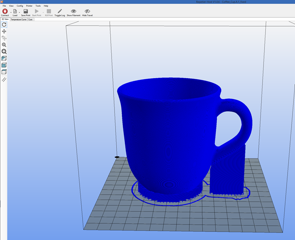 My 3D model with support My 3D model with support