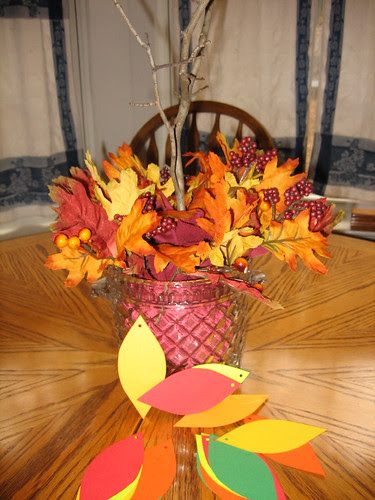 Thanksgiving Tree close-up by you.