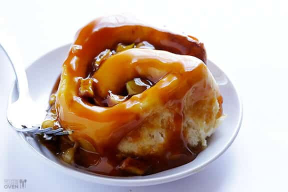 20 Apple Desserts Recipes - Ioanna's Notebook Caramel Apple Cinnamon Rolls copy