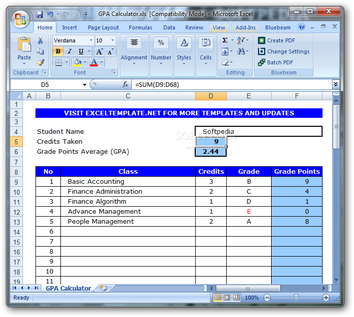 Microsoft excel for mac