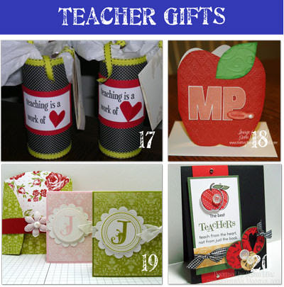 49 activities for kids 24 Teacher Appreciation Gifts {homemade gifts}