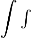 $\int \textstyle\int$