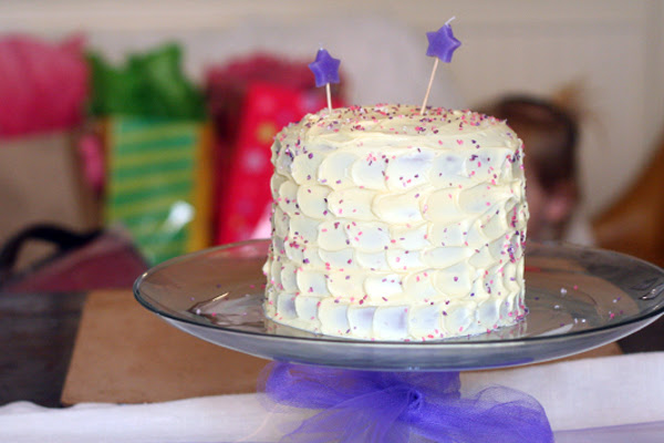 Purple Princess birthday cake
