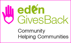 Eden Gives Back - community helping communities Eden Gives Back - community helping communities