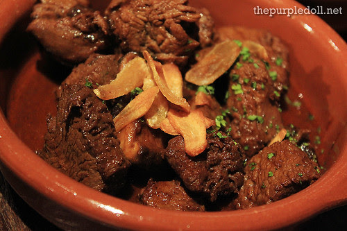 Relik's Beef Tenderloin Salpicao P320