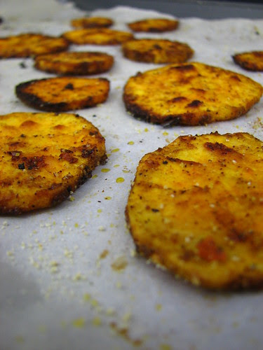 Sweet and Spicy Sweet Potato Coins