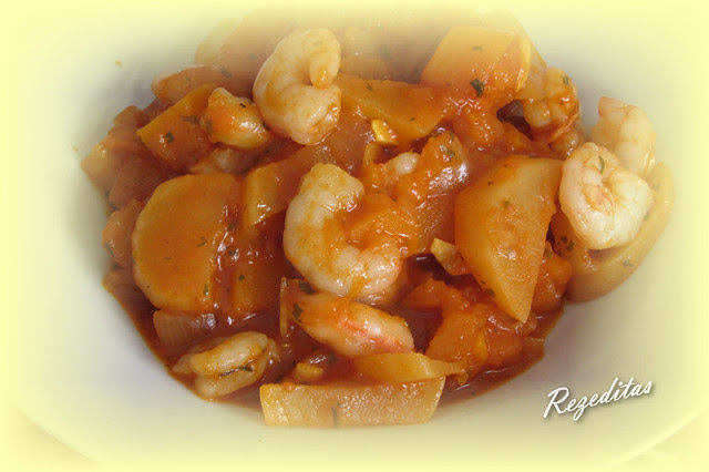 curry de langostinos