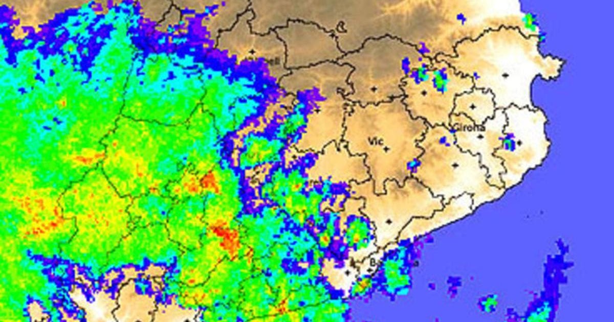 tiempo radar lluvia catalunya tiemposor