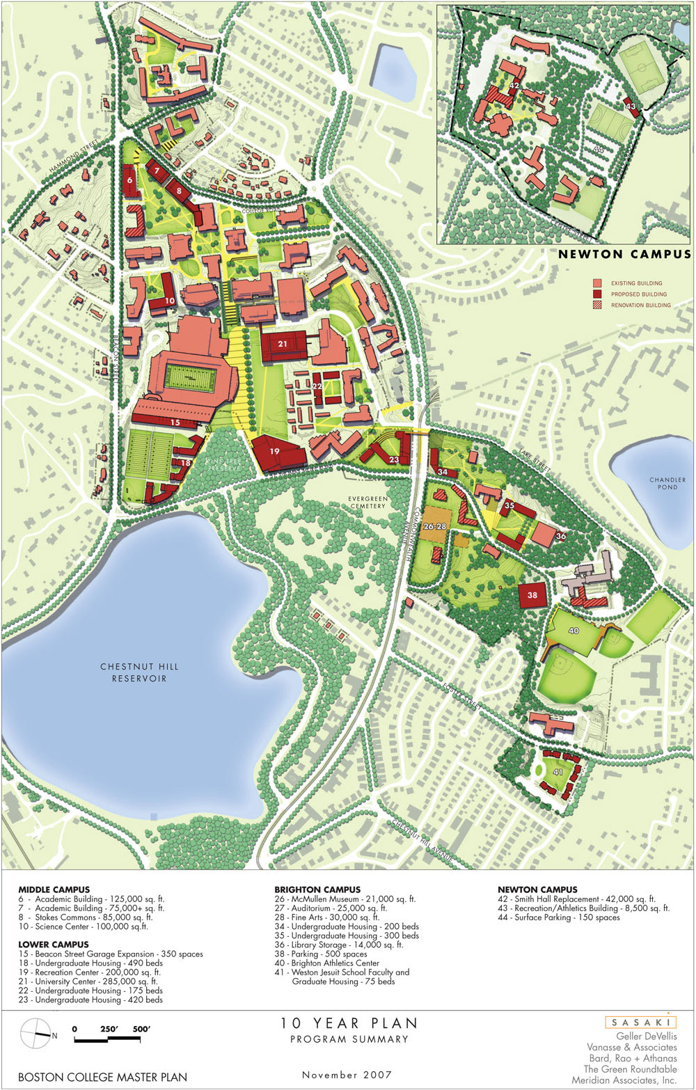 Boston Area College Map