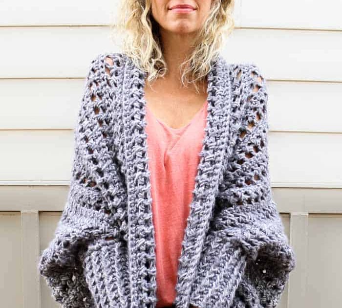 The Dwell Sweater -free crochet pattern-