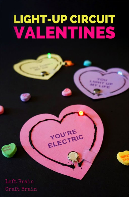Light Up Circuit Valentines