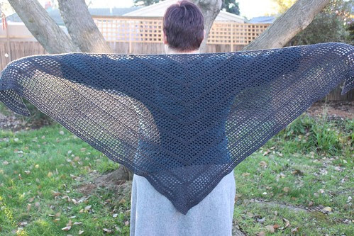 Silky Wool Shawl