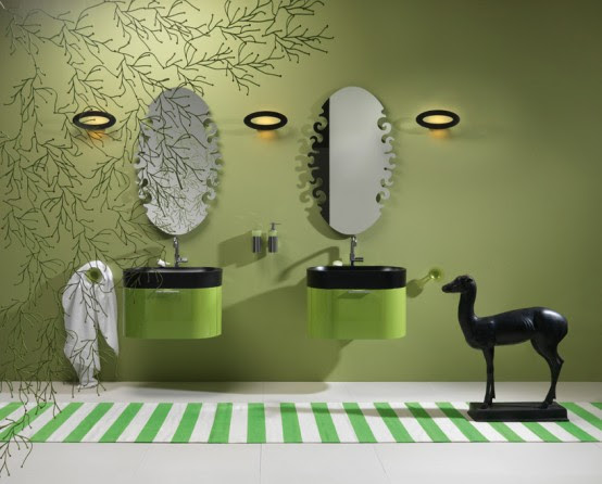 71 Cool Green Bathroom Design Ideas | DigsDigs