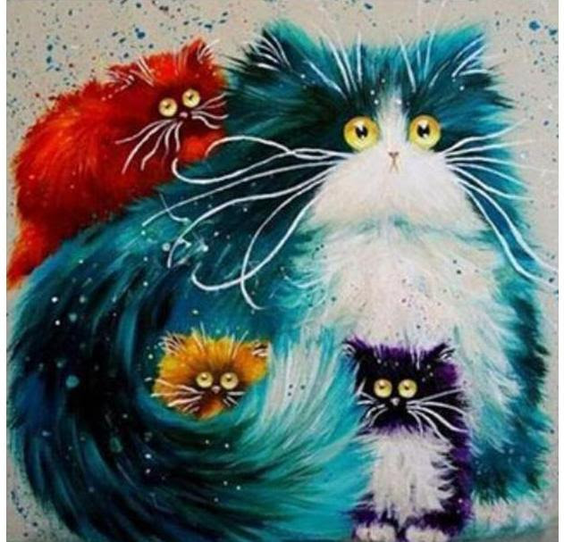 Featured image of post Easy Acrylic Cat Painting Acrylic painting cat painting easy painting for beginners mini canvas i painted a cat