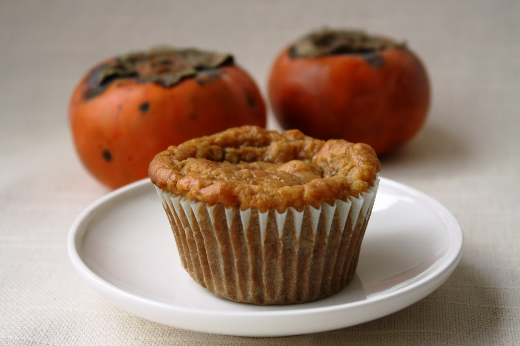 Lemony Persimmon Muffins