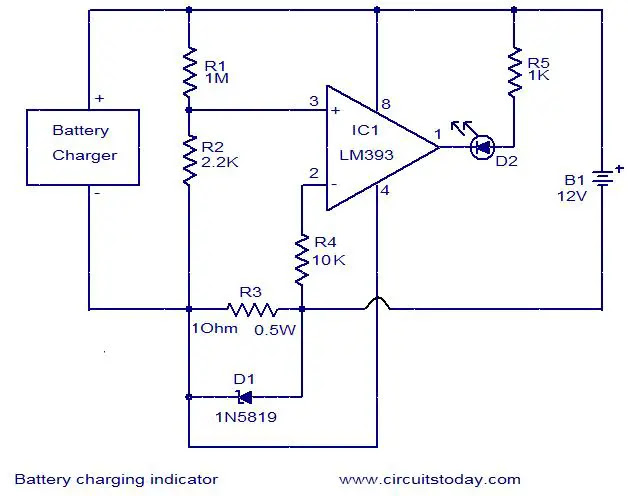 battery-charging-indicator-circuit