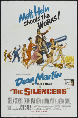 The Silencers US one sheet movie poster (1967)