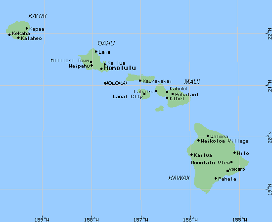 Map Hawaii Island  Share Map