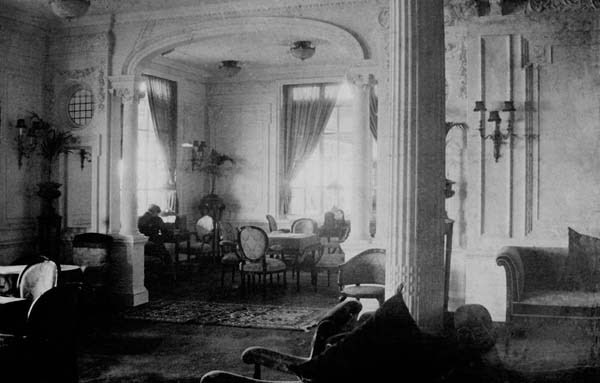 Titanic first class reading room