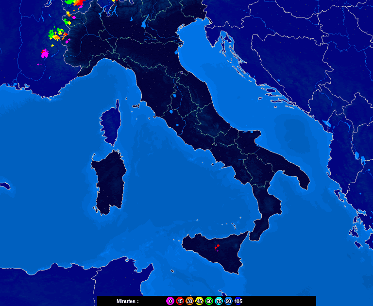 Pioggia Diretta Fulmini In Diretta