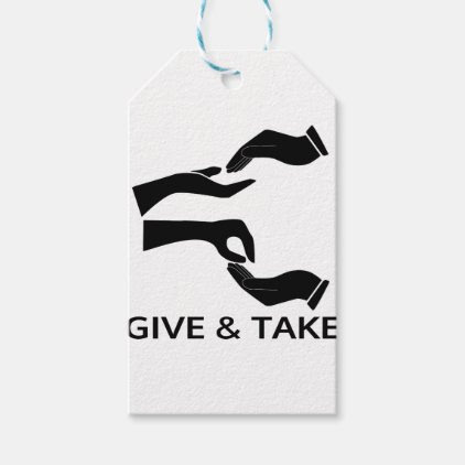 World for Give and Take Gift Tags